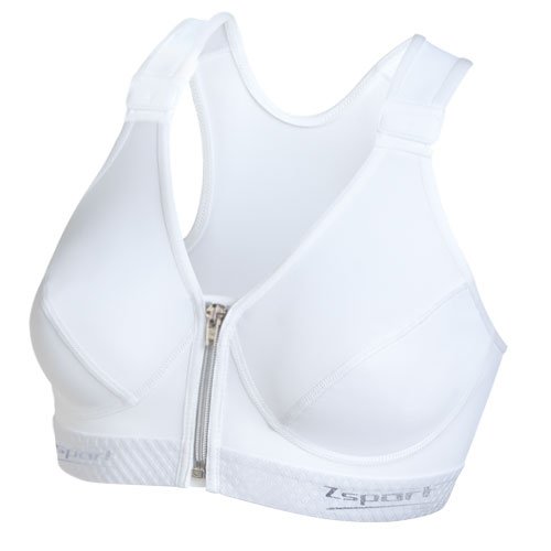 ZSPORT Silver Sujetador Deportivo, Mujeres, Blanco, 90C