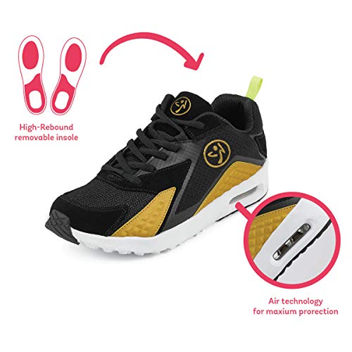Zumba Active Air Classic Zapatillas Deportivas con Estilo de Fitness Zapatillas de Mujer de Baile, Gold 1, 44.5 EU Zumba Active Air Classic Zapatillas Deportivas con Estilo de Fitness Zapatillas de Mujer de Baile, Gold 1, 44.5 EU