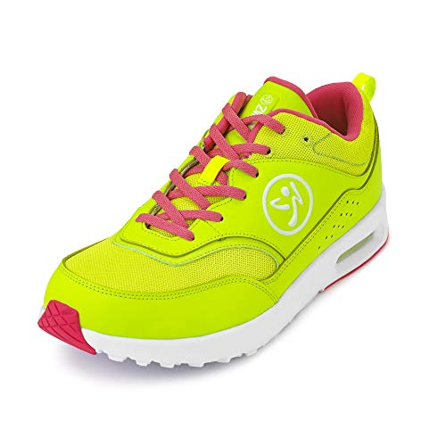 Zumba Active Air Classic Zapatillas Deportivas con Estilo de Fitness Zapatillas de Mujer de Baile, Light Green, 37.5 EU