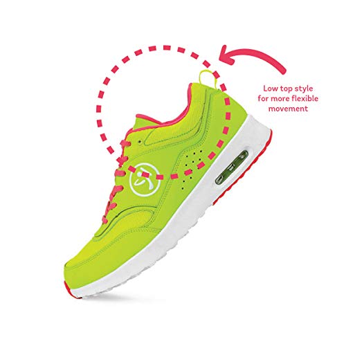 Zumba Active Air Classic Zapatillas Deportivas con Estilo de Fitness Zapatillas de Mujer de Baile, Light Green, 37.5 EU