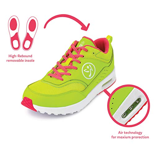 Zumba Active Air Classic Zapatillas Deportivas con Estilo de Fitness Zapatillas de Mujer de Baile, Light Green, 40.5 EU Zumba Active Air Classic Zapatillas Deportivas con Estilo de Fitness Zapatillas de Mujer de Baile, Light Green, 40.5 EU