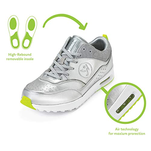 Zumba Active Air Classic Zapatillas Deportivas con Estilo de Fitness Zapatillas de Mujer de Baile, Silver Metallic, 37.5 EU Zumba Active Air Classic Zapatillas Deportivas con Estilo de Fitness Zapatillas de Mujer de Baile, Silver Metallic, 37.5 EU