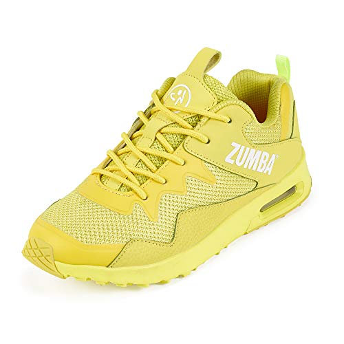 Zumba Active Air Classic Zapatillas Deportivas con Estilo de Fitness Zapatillas de Mujer de Baile, Yellow 0, 45 EU