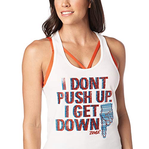 Zumba Dance Atlético Estampado Fitness Camiseta Mujer Sueltas de Entrenamiento Top Deportivo, Wear It out White, Small Zumba Dance Atlético Estampado Fitness Camiseta Mujer Sueltas de Entrenamiento Top Deportivo, Wear It out White, Small