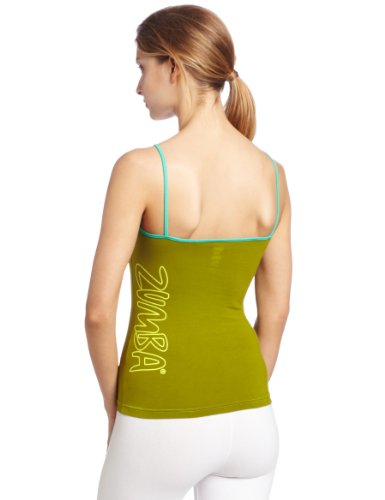 Zumba Fitness Glow - Camiseta de tirantes para mujer - Z1T00223 : Z1T00223-L-SOLD, L, Verde