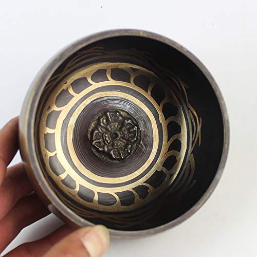 ZUOQUAN Cuenco Tibetano, Incluye Un Cojín Y La Baqueta, para El Budismo Meditación Budista & Relajación Curativa, Alivio del Estrés Y La Yoga, 11.5cm ZUOQUAN Cuenco Tibetano, Incluye Un Cojín Y La Baqueta, para El Budismo Meditación Budista & Relajación Curativa, Alivio del Estrés Y La Yoga, 11.5cm