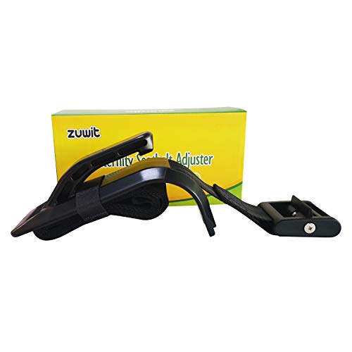 ZUWIT Ajustador de cinturón de seguridad para mujeres embarazadas, comodidad para el vientre de las madres embarazadas, un cinturón de protección imprescindible para las madres embarazadas (Negro) ZUWIT Ajustador de cinturón de seguridad para mujeres embarazadas, comodidad para el vientre de las madres embarazadas, un cinturón de protección imprescindible para las madres embarazadas (Negro)