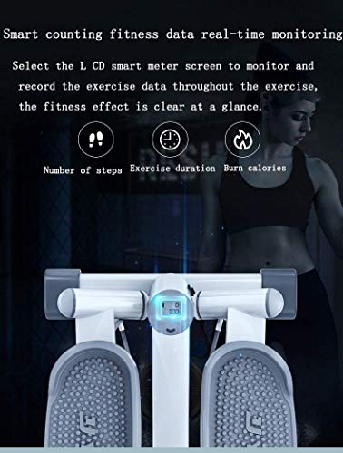 zvcv Fitness Stepper Stair Aerobic Steppers Mini máquina de Adelgazamiento para Oficina y Ejercicio en casa, Monitor LCD zvcv Fitness Stepper Stair Aerobic Steppers Mini máquina de Adelgazamiento para Oficina y Ejercicio en casa, Monitor LCD