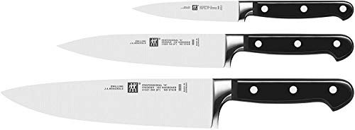 Zwilling PROFESSIONAL S - Set de 3 cuchillos, puntilla, fileteador y cebollero, acero inoxidable Zwilling PROFESSIONAL S - Set de 3 cuchillos, puntilla, fileteador y cebollero, acero inoxidable