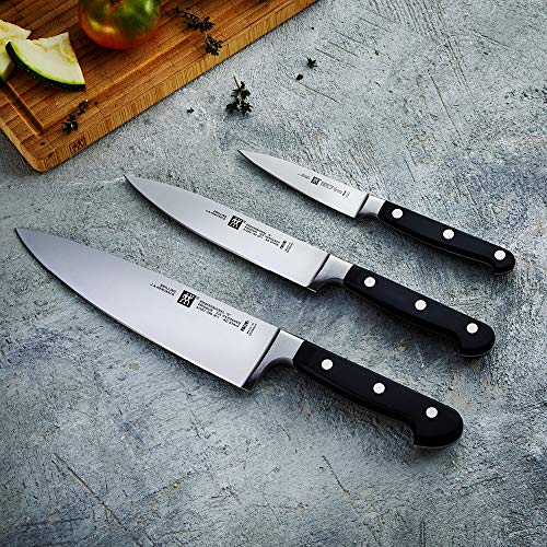 Zwilling PROFESSIONAL S - Set de 3 cuchillos, puntilla, fileteador y cebollero, acero inoxidable Zwilling PROFESSIONAL S - Set de 3 cuchillos, puntilla, fileteador y cebollero, acero inoxidable
