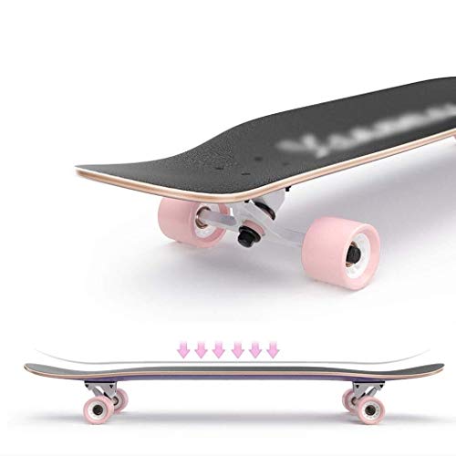 ZXCMNB Scooter Maple Longboard Boy Girl Brush Street Dance Board Principiante Adulto Adolescente Monopatín De Cuatro Ruedas Patinetas (Color : A) ZXCMNB Scooter Maple Longboard Boy Girl Brush Street Dance Board Principiante Adulto Adolescente Monopatín De Cuatro Ruedas Patinetas (Color : A)