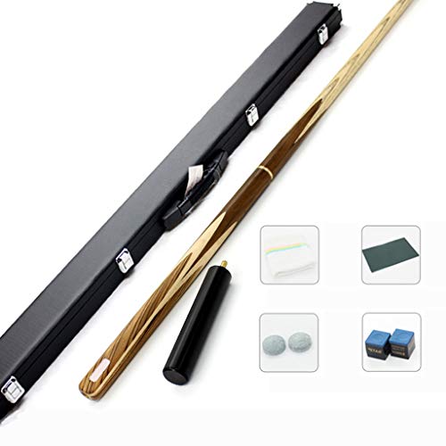 ZXH Manual Pool Cue, Negro 8 Ball Snooker Cue Small Billiard Bar 3/4 Split Small Head En Ocho Billares Rod Uniforme Elástico Indoor (Color : #2)