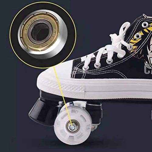 ZXSZX Anime One Piece Patines De Ruedas Giratorios con Lentejuelas Patines De Lona para Hombres Y Mujeres, Peso Ligero, Fuerte Capacidad De Carga, No Es Fácil De Deformar,Black-36 ZXSZX Anime One Piece Patines De Ruedas Giratorios con Lentejuelas Patines De Lona para Hombres Y Mujeres, Peso Ligero, Fuerte Capacidad De Carga, No Es Fácil De Deformar,Black-36