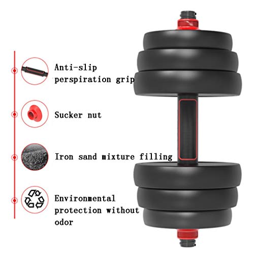 ZYCSKTL Mancuernas Las Mancuernas Ajustables, Profesional Ajustable Barra Conjunto, Home Fitness Mancuernas Set, Cuero Espesado Espuma Amortiguadora De Golpes De Fitness Pesas Rusas ZYCSKTL Mancuernas Las Mancuernas Ajustables, Profesional Ajustable Barra Conjunto, Home Fitness Mancuernas Set, Cuero Espesado Espuma Amortiguadora De Golpes De Fitness Pesas Rusas
