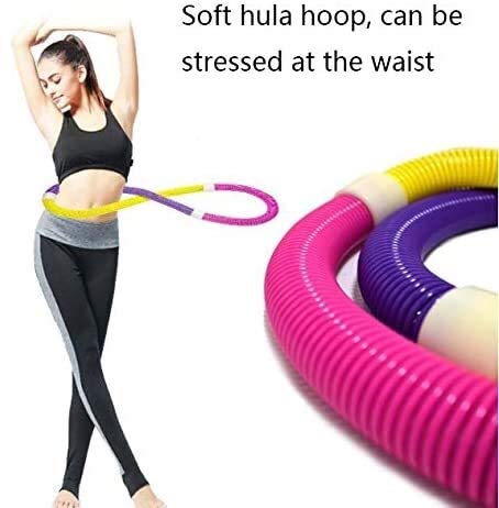 ZYF Hula Hoop Aros, protección del Medio Ambiente del PVC, diseño de Doble Resorte, Masaje Suave contra la contusión (Color : #2)