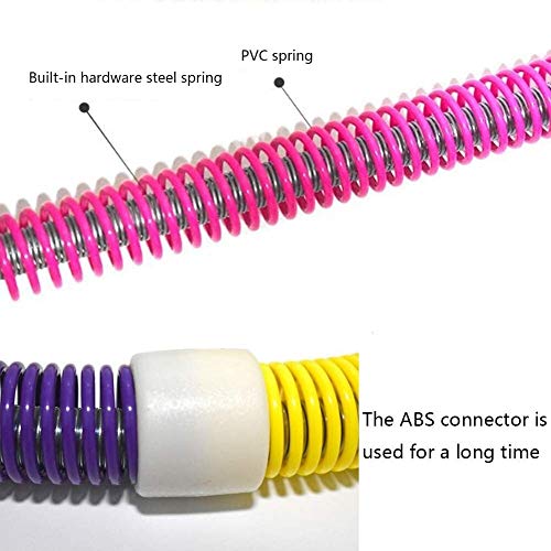 ZYF Hula Hoop Aros, protección del Medio Ambiente del PVC, diseño de Doble Resorte, Masaje Suave contra la contusión (Color : #2)