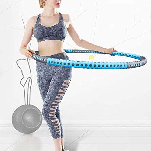 ZYF Hula Hoop Hula Hoop, 360 ° Rotación de la Quema de Grasa, Abdominales Principiantes de pérdida de Peso en el Gimnasio de su casa for Adultos Adolescentes y niños