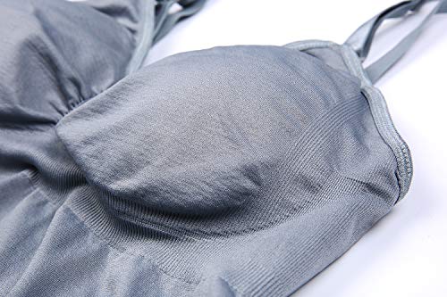 Zyorenc Sujetadores premamá y de Lactancia (Gris, XL) Zyorenc Sujetadores premamá y de Lactancia (Gris, XL)