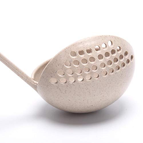 zyr Cocina Mango Largo 2 en 1 Olla Caliente Vajilla Gachas de Avena Cuchara de Sopa con Filtro Skimmer Utensilios de Cocina Aparatos de Cocina, Verde Claro zyr Cocina Mango Largo 2 en 1 Olla Caliente Vajilla Gachas de Avena Cuchara de Sopa con Filtro Skimmer Utensilios de Cocina Aparatos de Cocina, Verde Claro
