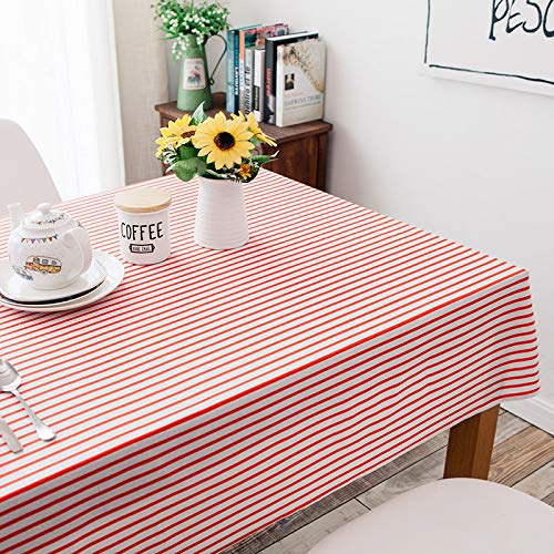 ZYT - Mantel rectangular de algodón y lino, resistente a la resistencia, fácil de limpiar, resistente a las arrugas, color naranja (110 x 170 cm) ZYT - Mantel rectangular de algodón y lino, resistente a la resistencia, fácil de limpiar, resistente a las arrugas, color naranja (110 x 170 cm)