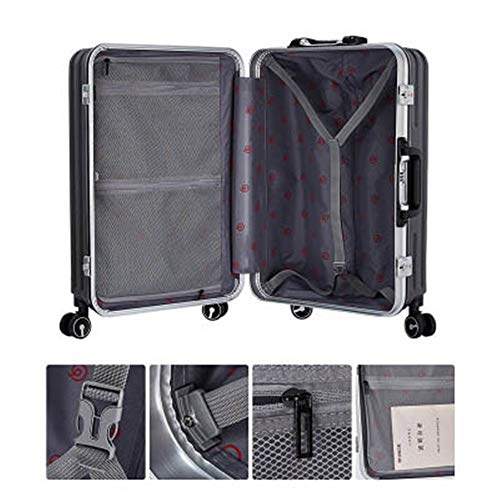 ZzheHou Maleta Negocios Marco De Aluminio De Los Hombres De Carro De Equipaje 20/24 Pulgadas Maleta Resistente Al Desgaste Antideslizante Maleta Robusto Y Fácil De Llevar (Color : C1, Size : 22inch) ZzheHou Maleta Negocios Marco De Aluminio De Los Hombres De Carro De Equipaje 20/24 Pulgadas Maleta Resistente Al Desgaste Antideslizante Maleta Robusto Y Fácil De Llevar (Color : C1, Size : 22inch)