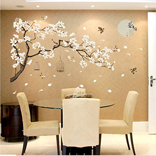 zzlfn3lv 187 * 128 cm Tamaño Grande Árbol Pegatinas de Pared Flor de Aves Decoración para el Hogar Fondos para la Sala de Estar Dormitorio DIY Decoración de Habitaciones de Vinilo zzlfn3lv 187 * 128 cm Tamaño Grande Árbol Pegatinas de Pared Flor de Aves Decoración para el Hogar Fondos para la Sala de Estar Dormitorio DIY Decoración de Habitaciones de Vinilo