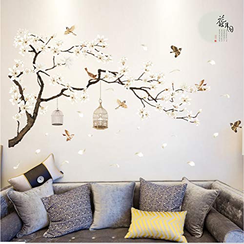 zzlfn3lv 187 * 128 cm Tamaño Grande Árbol Pegatinas de Pared Flor de Aves Decoración para el Hogar Fondos para la Sala de Estar Dormitorio DIY Decoración de Habitaciones de Vinilo zzlfn3lv 187 * 128 cm Tamaño Grande Árbol Pegatinas de Pared Flor de Aves Decoración para el Hogar Fondos para la Sala de Estar Dormitorio DIY Decoración de Habitaciones de Vinilo
