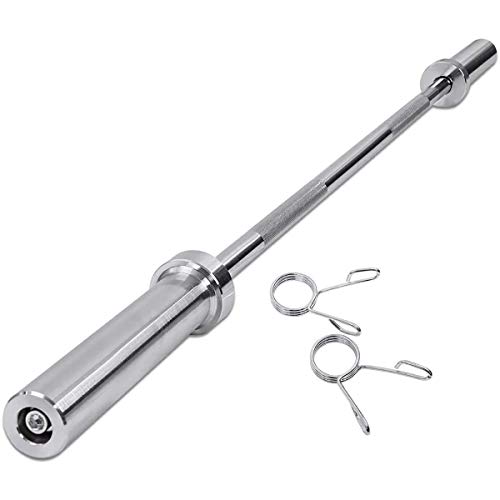 ZZZTWO Barras Mancuerna Barra Olímpica, Antideslizante Barra de musculacion, Diámetro de 50 mm, Barra de Gimnasio para Entrenamiento Fitness con Pesas en Casa Straight Bar-120CM ZZZTWO Barras Mancuerna Barra Olímpica, Antideslizante Barra de musculacion, Diámetro de 50 mm, Barra de Gimnasio para Entrenamiento Fitness con Pesas en Casa Straight Bar-120CM