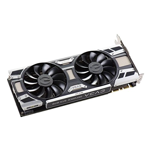 - EVGA GeForce GTX 1070 SC GAMING ACX 3.0 Tarjeta gráfica (8 GB GDDR5, LED, DX12 Soporte OSD PXOC)