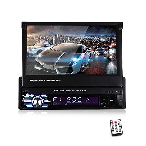 1 DIN 7 Pulgadas 1080P Reproductor de Radio estéreo para automóvil Soporte de Pantalla táctil LCD Función de Enlace de Espejo Manos Libres Bluetooth 1 DIN 7 Pulgadas 1080P Reproductor de Radio estéreo para automóvil Soporte de Pantalla táctil LCD Función de Enlace de Espejo Manos Libres Bluetooth
