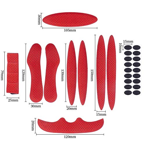 1 juego de almohadillas de espuma para casco Magic Stick forro anticolisión protección de esponja con viscosa cascos universales almohadillas de repuesto para bicicleta motocicleta eléctrica 1 juego de almohadillas de espuma para casco Magic Stick forro anticolisión protección de esponja con viscosa cascos universales almohadillas de repuesto para bicicleta motocicleta eléctrica