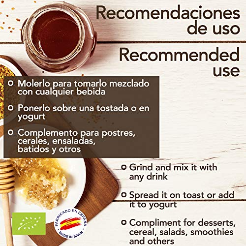 1 kg - Polen de España BIO. 100% natural. Polen de abeja ecologico libre de residuos. Polen fuente de proteinas, aminoácidos, lípidos, vitaminas y minerales. 1 kg - Polen de España BIO. 100% natural. Polen de abeja ecologico libre de residuos. Polen fuente de proteinas, aminoácidos, lípidos, vitaminas y minerales.