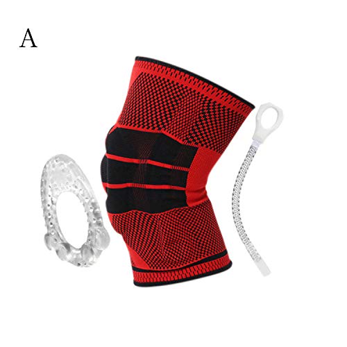 1 rodilleras de silicona para voleibol, baloncesto, rótula, protectores de rótula para deportes de seguridad 1 rodilleras de silicona para voleibol, baloncesto, rótula, protectores de rótula para deportes de seguridad