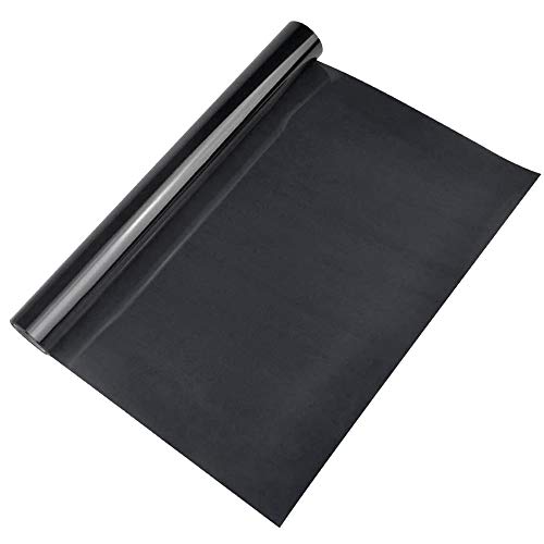 1 Rollo de Vinilo de Transferencia de Calor Papel de Transferencia Negro Dimensiones 30 cm x 200 cm para Camisetas Ropa Sombreros Bolsos y la Mayoría de las Superficies Textiles