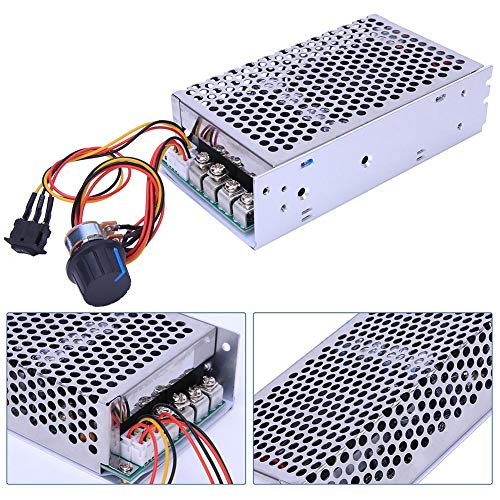 10-50V 100A 5000W DC Motor Controlador de velocidad PWM Interruptor de control Regulador Motor eléctrico reversible