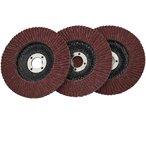 10 piezas de discos de láminas SUNSHINETEK Rueda de láminas de óxido de aluminio de 100 mm Disco de pulido de aletas de grano 60 para discos de lijado de amoladora angular/Disco de aletas 10 piezas de discos de láminas SUNSHINETEK Rueda de láminas de óxido de aluminio de 100 mm Disco de pulido de aletas de grano 60 para discos de lijado de amoladora angular/Disco de aletas