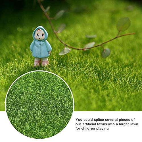 10 UNIDS Mini Artificial Emulación Musgo Césped Jardín Adorno Lichen Craft Pot Fairy Dollhouse Decoración DIY Hierba Verde Micro Césped Paisaje