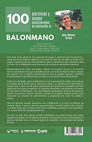 100 Ejercicios y juegos seleccionados de Iniciación al balonmano