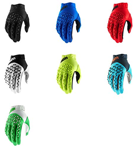 100 Percent AIRMATIC 100% Glove Yellow/Black XL Guantes para ocasión Especial, Hombre, Amarillo Y Negro, Mediano