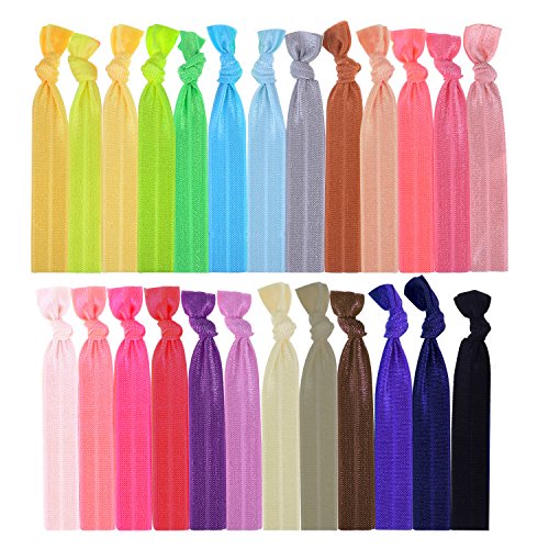 100 Piezas Cinta Elástica de Pelo Goma de Pelo sin Pliegues Coletero Banda de Pelo para Chicas Mujeres y Niñas (Multicolor A) 100 Piezas Cinta Elástica de Pelo Goma de Pelo sin Pliegues Coletero Banda de Pelo para Chicas Mujeres y Niñas (Multicolor A)