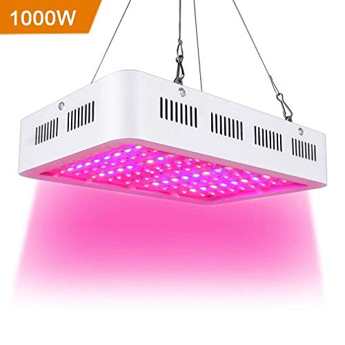 1000W LED Lámpara de Ia Planta de Espectro Completo Crece Ia Luz de la Planta Grow Light Ligera Para Plantas de Interior Verdura Flores