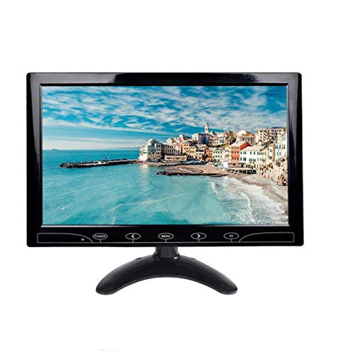 10.1 Pulgadas LCD Monitor, 1024x600 HDMI Pantalla con Control Remoto & Entrada de HDMI/Audio/VGA/AV/para PC,CCTV,DVR,DVD,Cámara de Seguridad 10.1 Pulgadas LCD Monitor, 1024x600 HDMI Pantalla con Control Remoto & Entrada de HDMI/Audio/VGA/AV/para PC,CCTV,DVR,DVD,Cámara de Seguridad