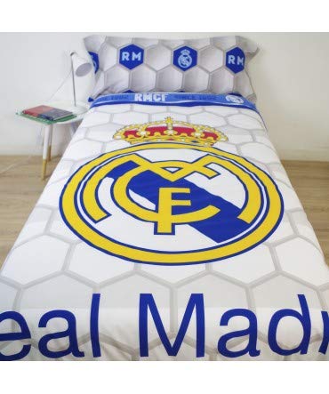 10XDIEZ Funda NÓRDICA Real Madrid 182055 - Medidas Cama - Cama de 90cm