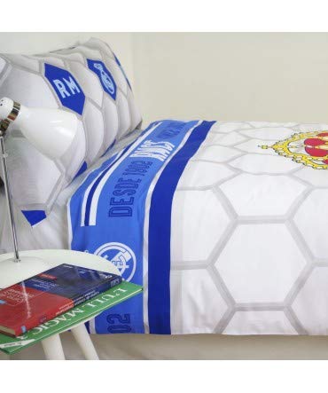 10XDIEZ Funda NÓRDICA Real Madrid 182055 - Medidas Cama - Cama de 90cm 10XDIEZ Funda NÓRDICA Real Madrid 182055 - Medidas Cama - Cama de 90cm