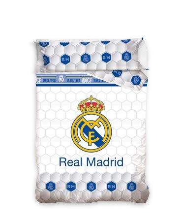 10XDIEZ Funda NÓRDICA Real Madrid 182055 - Medidas Cama - Cama de 90cm