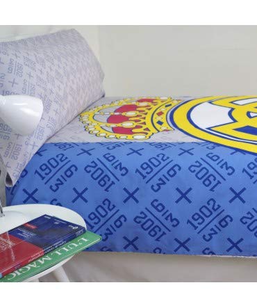 10XDIEZ Funda nórdica Real Madrid 186001 - Medidas Cama - Cama de 90cm