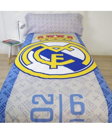 10XDIEZ Funda nórdica Real Madrid 186001 - Medidas Cama - Cama de 90cm