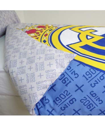 10XDIEZ Funda nórdica Real Madrid 186001 - Medidas Cama - Cama de 90cm 10XDIEZ Funda nórdica Real Madrid 186001 - Medidas Cama - Cama de 90cm