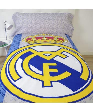 10XDIEZ Funda nórdica Real Madrid 186001 - Medidas Cama - Cama de 90cm