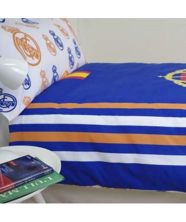 10XDIEZ Funda nórdica Real Madrid 186004 - Medidas Cama - Cama de 90cm